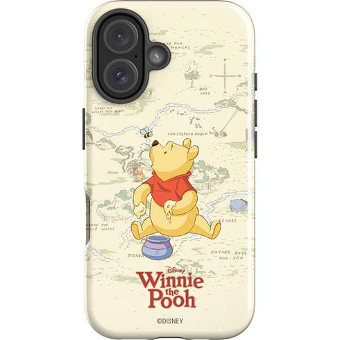 Disney Winnie the Pooh Hundred Acre Wood iPhone 16 Impact Case